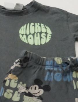 T-Shirt mit kurzer Hose Gr. 74 von H&M by Disney (2633)